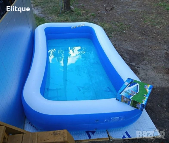 Голям надуваем семеен басейн - релакс и забавление за цялото семейство, снимка 3 - Други стоки за дома - 53344259