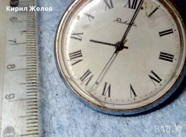 RAKETA MADE in USSR Стар РУСКИ ДЖОБЕН ЧАСОВНИК РАКЕТА СССР РЯДЪК МОДЕЛ ФУНКЦИОНИРАЩ 48691, снимка 8 - Джобни - 48073997