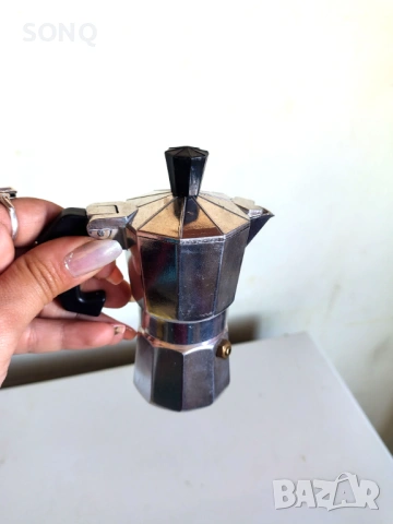 Страхотна Мини Алуминиева Кафеварка, снимка 7 - Кафемашини - 53599525