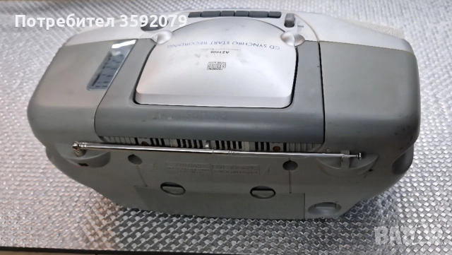 Касетофон Philips Az1008, снимка 7 - Радиокасетофони, транзистори - 52283467