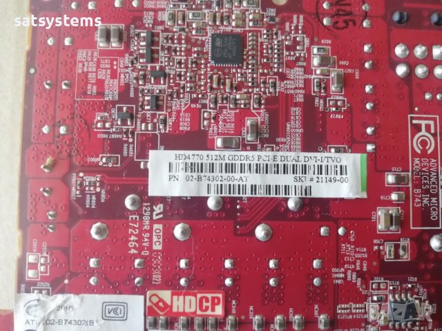 Видео карта ATi Radeon Sapphire HD 4770 512MB GDDR5 128bit PCI-E, снимка 7 - Видеокарти - 37258616