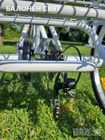 Нов Семеен Триколесен Велосипед Триколка 24 цола 6 скорости, снимка 5 - Велосипеди - 50659605