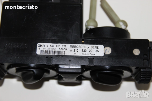 Панел климатик Mercedes W210 E-Class (1995-2002г) 2108302085 / 210 830 20 85 / 9140010258 управление, снимка 6 - Части - 52300489