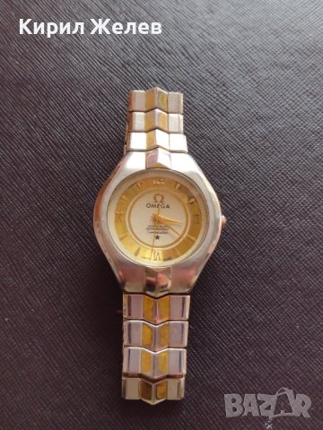 Марков дамски часовник OMEGA CRYSTAL GLASS WATER RESIST работи перфектен 38118, снимка 6 - Дамски - 40754653