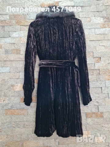 Тънко манто Mango чинчила , снимка 5 - Якета - 51462532