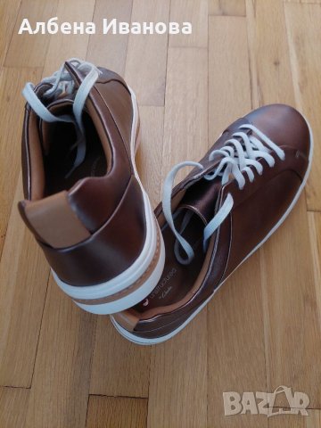 Сникърси от естествена кожа Clarks 39 wide fit , снимка 3 - Дамски ежедневни обувки - 37837069