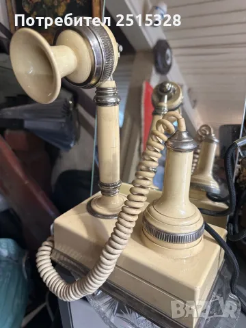 стар ретро телефон руски бакелит