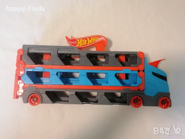 Hot Wheels GVG37 - Speedway Hauler, снимка 3 - Коли, камиони, мотори, писти - 52516863
