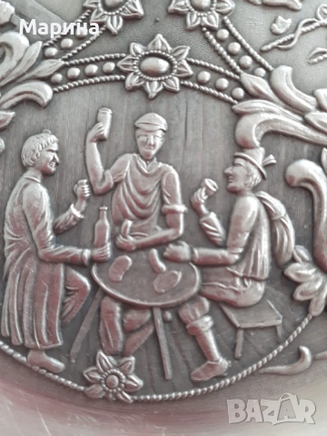 Пано -чиния за стена от калай Antik*Vintage #56, снимка 2 - Антикварни и старинни предмети - 52183242