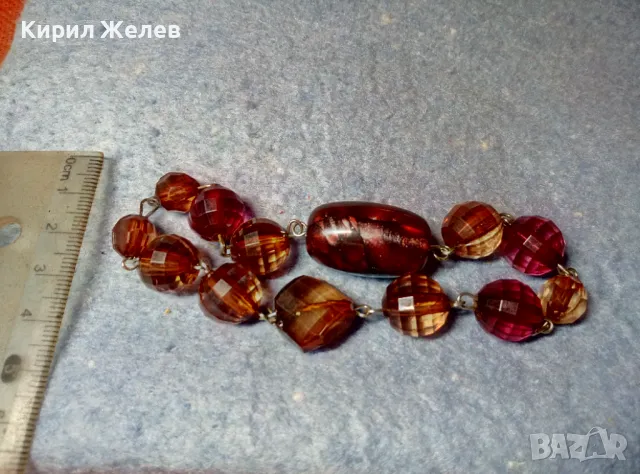 ЕФЕКТНА ЦВЕТНА АРТ ГРИВНА ХЕНД МЕЙД БИЖУ 47344, снимка 5 - Гривни - 47315993