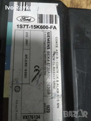 Комфорт модул за Ford Focus , 1S7T-15K600-FA 5WK48730ABF, снимка 4 - Части - 53471287