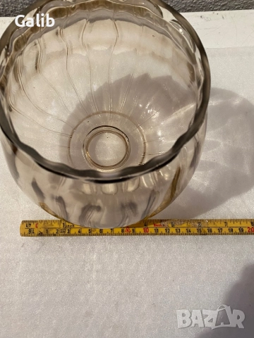 Красива масивна дървена лампа, абажур 6 светлини, немско производство, снимка 10 - Лампи за таван - 52674903