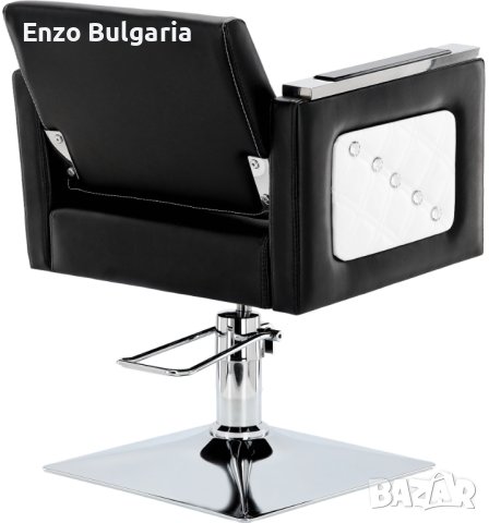 Фризьорски комплект Eve 2x хидравлични въртящи се фризьорски стола с керамична купа 83002-EVE-BL ZES, снимка 4 - Друго оборудване - 43862728