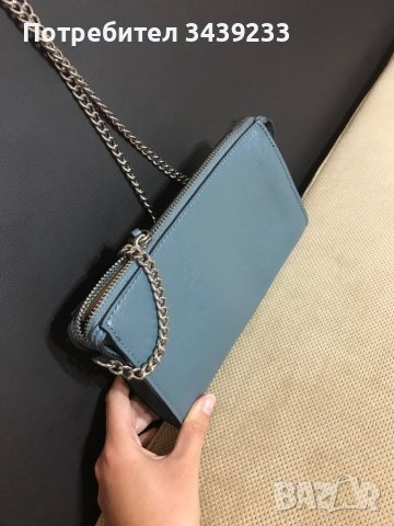 Дамска чанта синя H&M