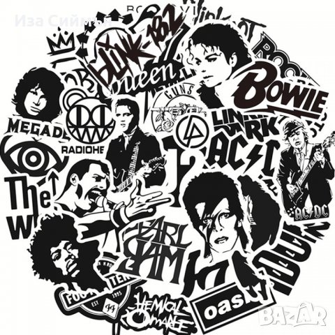 Стикери на известни музикални банди, снимка 3 - Други стоки за дома - 37589206