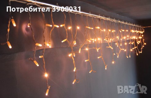 Коледна LED светлинна завеса, снимка 2 - Декорация за дома - 42961576
