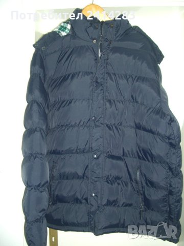 Оригинално мъжко яке Kangaroo Jacket Navy размер S , снимка 2 - Якета - 43642202