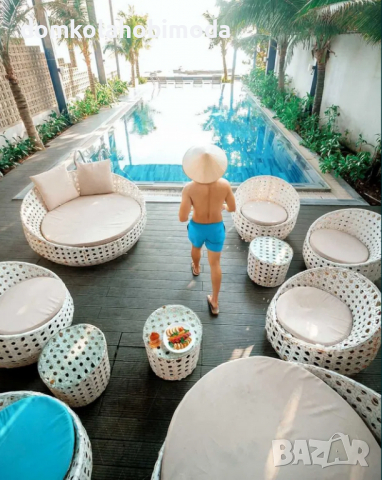 Два модела ръчно изработени Виетнамски шапки, Палмови листа и бамбук, снимка 14 - Шапки - 36452773