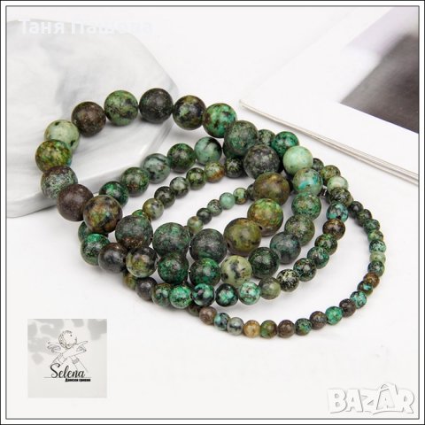 Гривни с естествен камък, снимка 2 - Гривни - 40192601