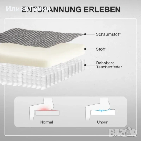 Масажен стол HOMCOM Powerlift, с функция за отопление, снимка 3 - Дивани и мека мебел - 53466394
