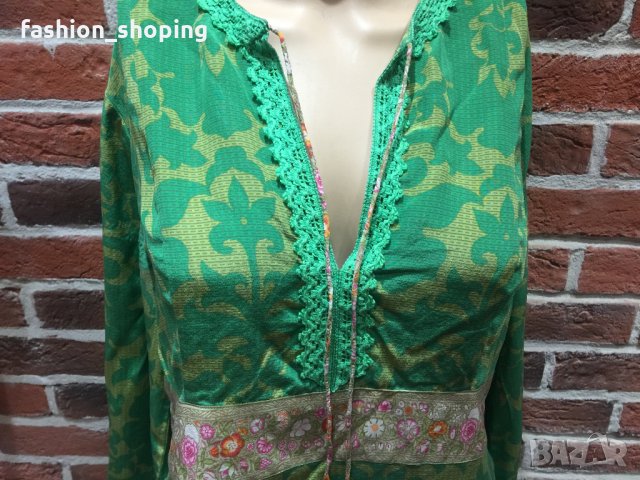  Копринена туника Tara Jarmon, размер М, снимка 2 - Туники - 32520327