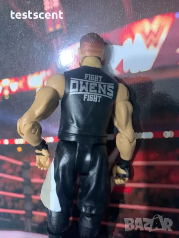 Екшън фигура WWE Kevin Owens Кевин оуенс fight Basic series mattel figure играчка, снимка 8 - Колекции - 48386397