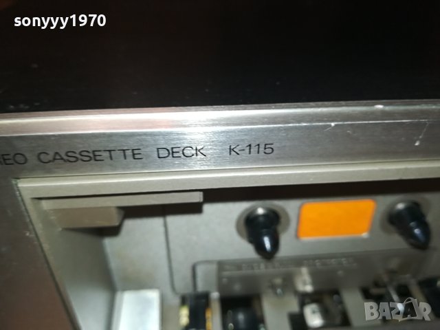 LUXMAN K-115 DECK MADE IN JAPAN-ВНОС FRANCE LNVR3012231702, снимка 12 - Тонколони - 43595407
