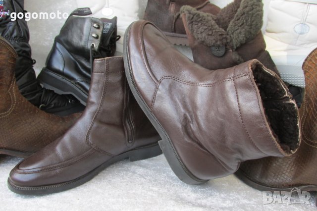 МЪЖКИ БОТИ NEW YORK ОТ 100% ЕСТЕСТВЕНА кожа 40 - 41 , GOGOMOTO.BAZAR.BG®, снимка 6 - Мъжки боти - 33048890