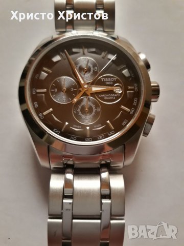 Луксозен мъжки часовник TISSOT COUTURIER CHRONOGRAPH QUARTZ , снимка 1 - Мъжки - 20610917