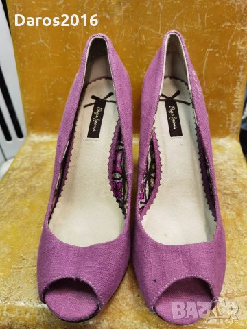 Страхотни дамски обувки Pepe Jeans 39 номер, снимка 2 - Дамски обувки на ток - 34967184