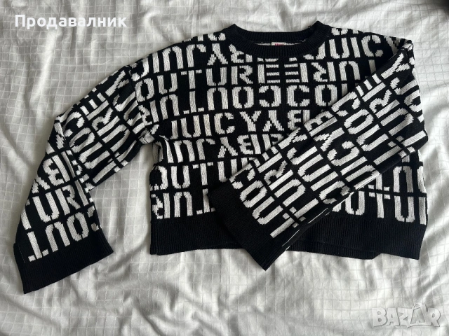 Juicy Couture пуловер фина плетка, снимка 6 - Блузи с дълъг ръкав и пуловери - 53522787