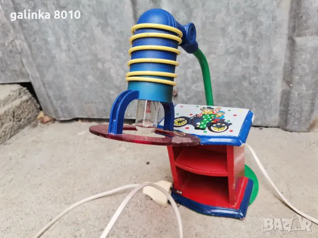 Стара работеща детска лампа, снимка 2 - Антикварни и старинни предмети - 50208441