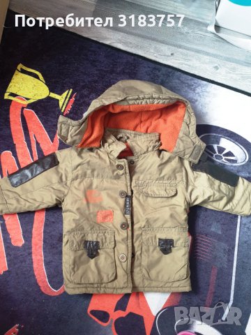 Яке с качулка, подплатено, дебело за зимата. Елек , снимка 3 - Бебешки якета и елеци - 43352119