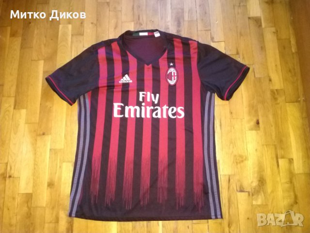  Футболна тениска на Милан маркова на Адидас 2016-2017г размер М, снимка 1