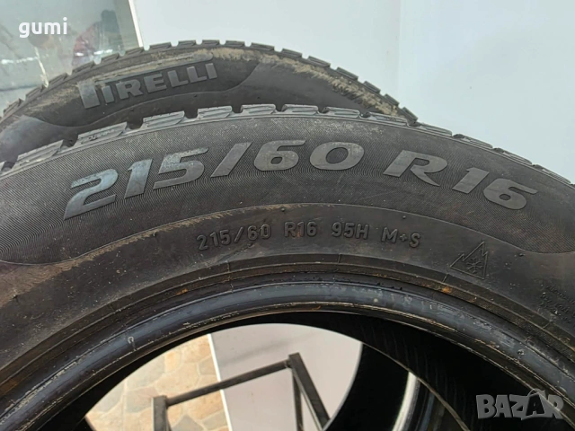 2бр зимни гуми 215/60/16 PIRELLI L04638 , снимка 4 - Гуми и джанти - 53096893