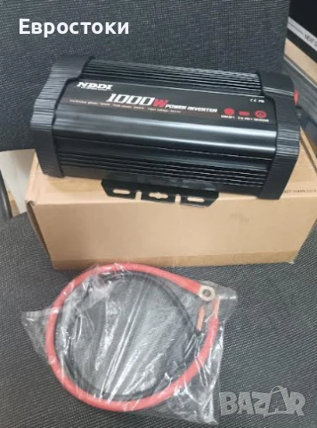 Инвертор NDDI POWER 1000 W преобразувател на напрежение 12 V към 230 V, 3.1 A двоен USB порт, снимка 7 - Аксесоари и консумативи - 50596460