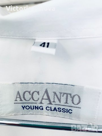 Бяла риза ACCANTO YOUNG CLASSIC , снимка 5 - Ризи - 35605035