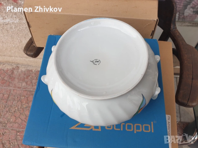 Супник и плато -български декориран порцелан, снимка 8 - Сервизи - 53257750