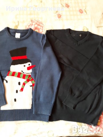 Коледен пуловер  2 бр , снимка 3 - Детски пуловери и жилетки - 35012220