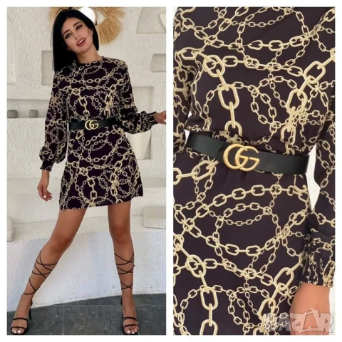 Дамска рокля на едро