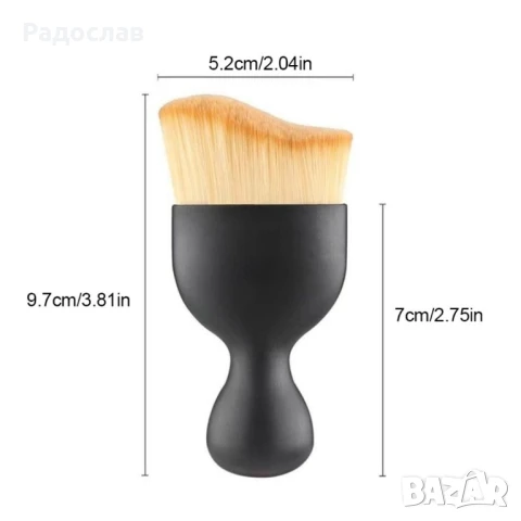 Мека четка за почистване на прах от интериора на автомобила със защитен капак, снимка 4 - Аксесоари и консумативи - 50781243