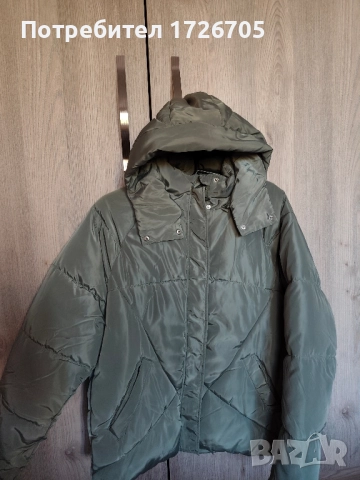 ново дамско яке в маслиненозелен цвят, снимка 4 - Якета - 52256163