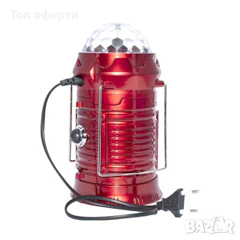 Къмпинг фенер Stage flame lamp sx-6899T, с диско ефекти, снимка 2 - Къмпинг осветление - 43354205
