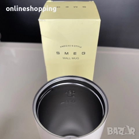**НОВИ** Термо чаши SMEG Wall Mug – 420 мл в 2 цвята, снимка 7 - Други стоки за дома - 52874556