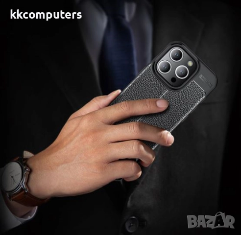 Калъф Wlons силикон Auto Focus / Като Кожа за iPhone 17 Air 6.5 / Черен Баркод : 3132918, снимка 2 - Калъфи, кейсове - 52399639