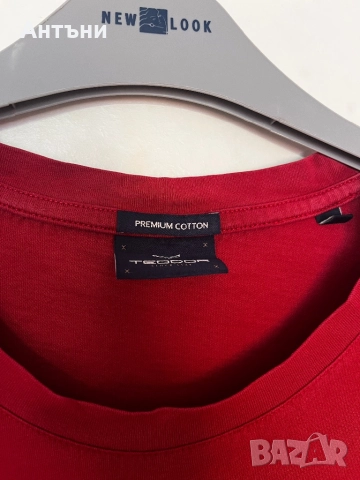 Червена тениска с къс ръкав, снимка 3 - Тениски - 52870531
