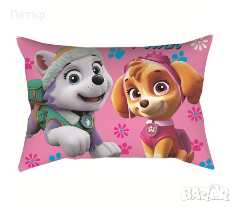 Калъфки за възглавници Пес Патрул, 30х50,Paw Patrol, Чейс, Скай, калъфка за възглавница, снимка 3 - Спално бельо и завивки - 38606887