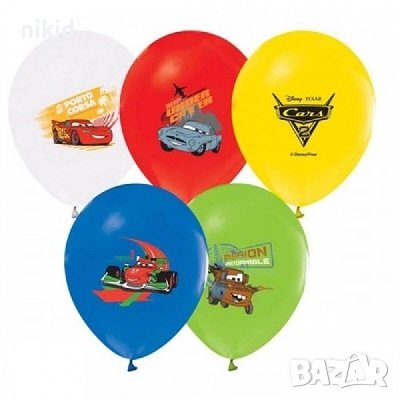Макуин маккуин McQueen cars колите Обикновен надуваем латекс латексов балон парти хелий или газ, снимка 3 - Други - 23072889