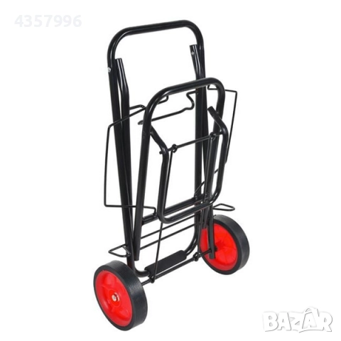 Товарна количка, До 45кг., Метал, Черна , снимка 3 - Аксесоари и консумативи - 51996173