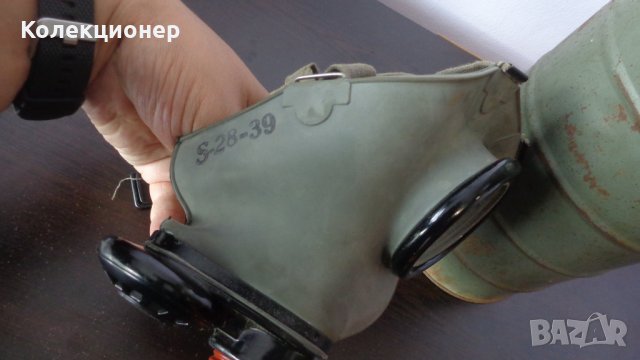 Автентичен неизползван противогаз - Втора световна война, снимка 6 - Антикварни и старинни предмети - 32938558